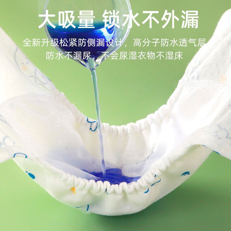 Baby Training Pants Second Generation New Upgraded Anti-Side Leakage Wings Kidsren'S Toilet Practice Pants Cloth Diapers Breathable Type A - Image 3